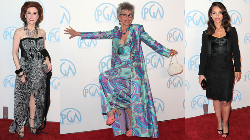 Illustration for article titled Fashion Pendulum Swings From Mundane to Maniacal at Producers Guild Awards
